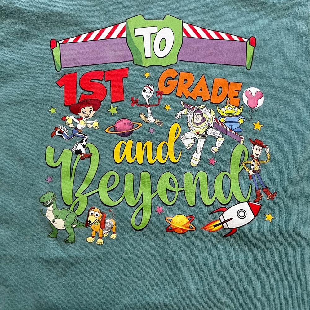 Comfort Colors “To 1st grade & beyond” tee size S